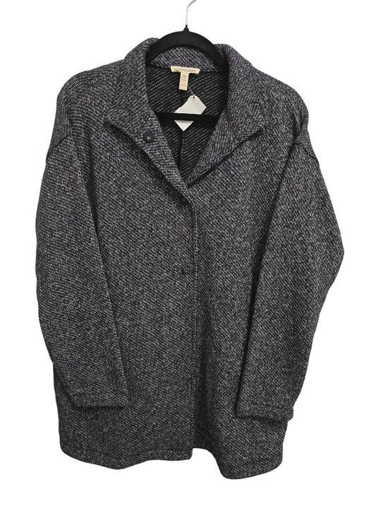 Eileen Fisher Jackets & Blazers - Eileen Fisher Boxy Tweed 100% Organic Cotton Jacket XXS - READ NWT Dark Academia